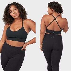 Manduka Black Essence Sports Bra